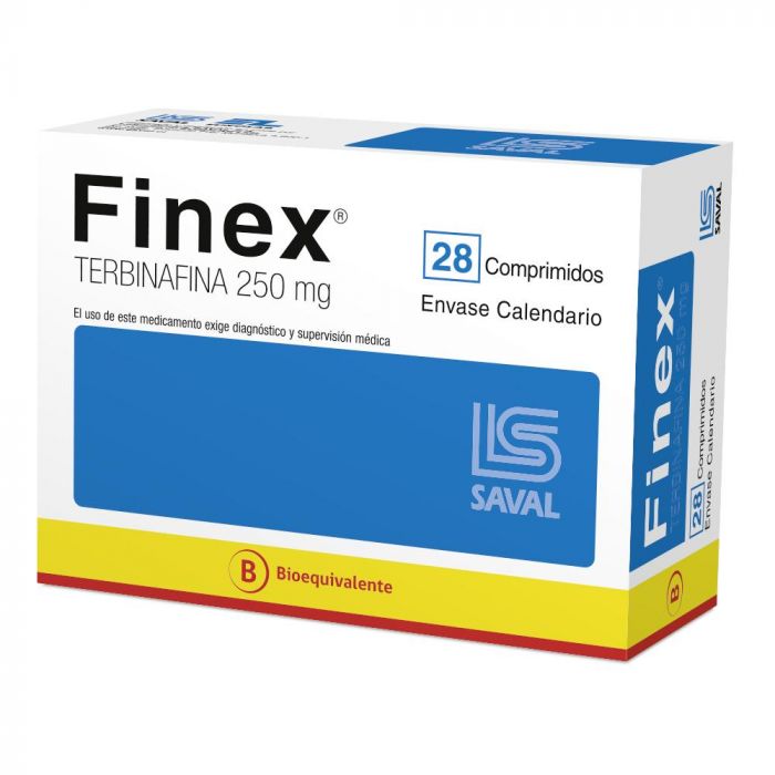 FINEX 250 MG X 28 COMPRIMIDOS (TERBINAFINA)